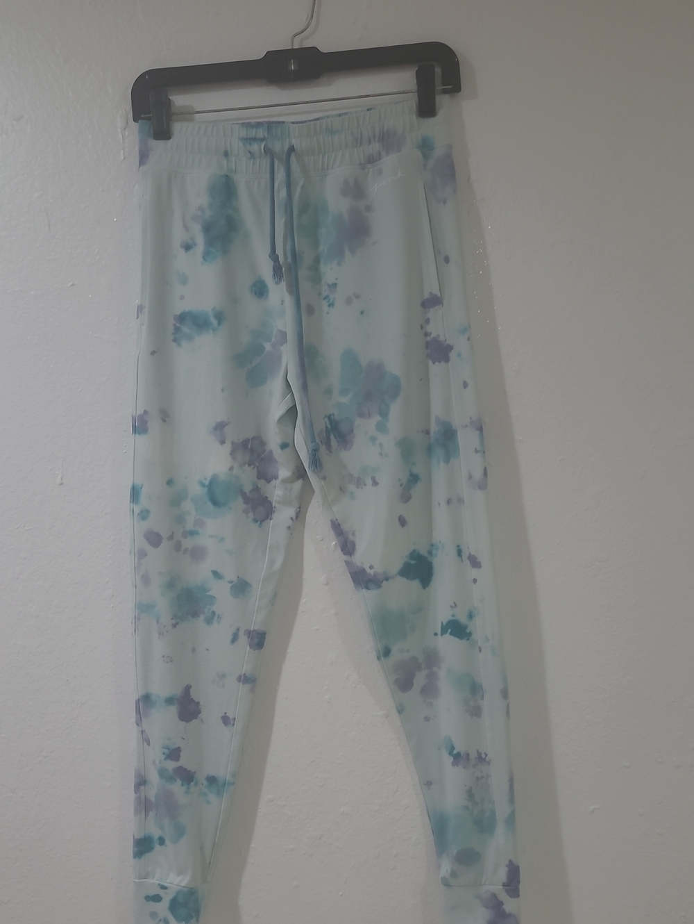 Victoria's Secret Light Blue Tie-Dye Jogger Pants